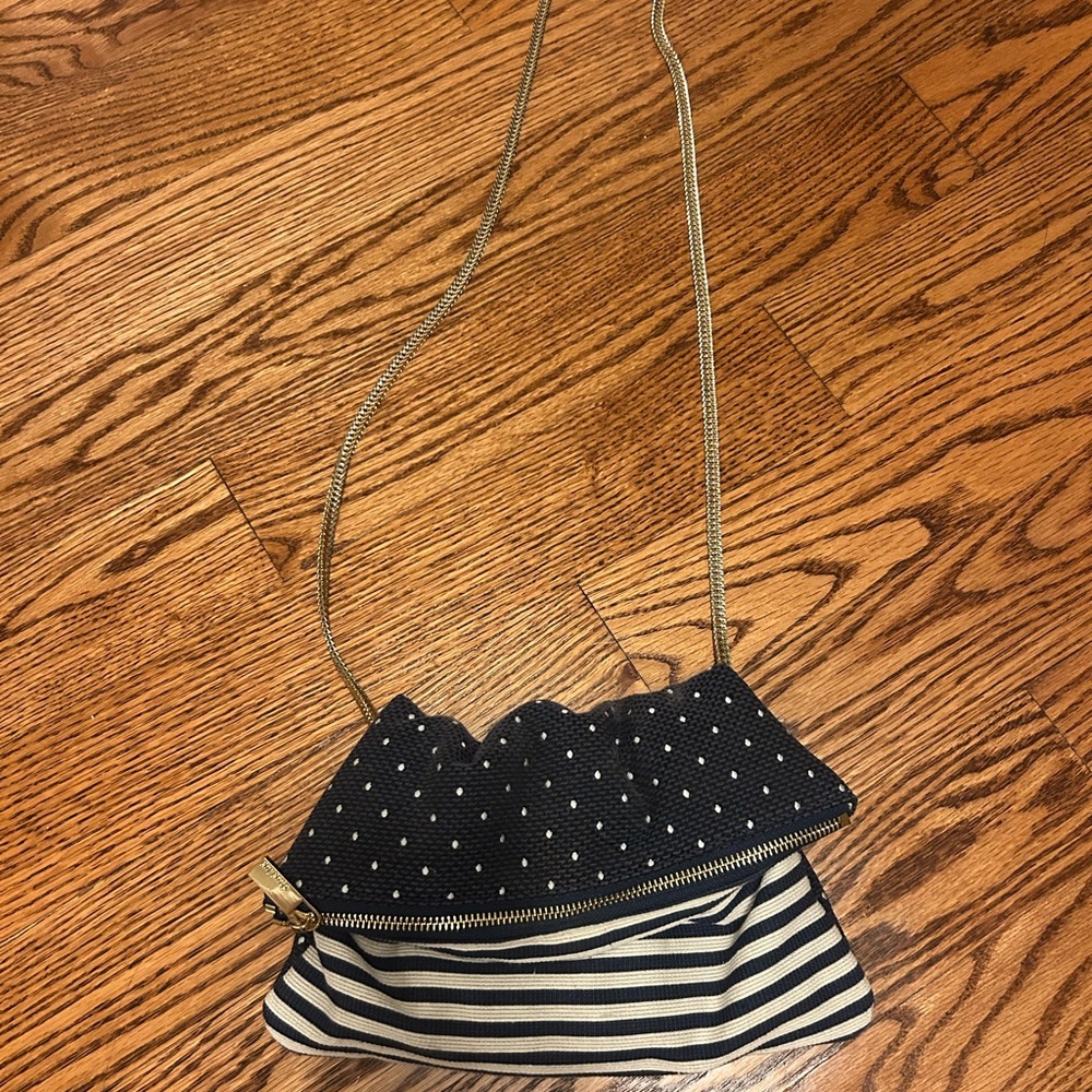 Deux Lux Blue and White Crossbody Bag